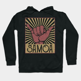 Shaka Samoa Samoan Beach Surfer Hoodie